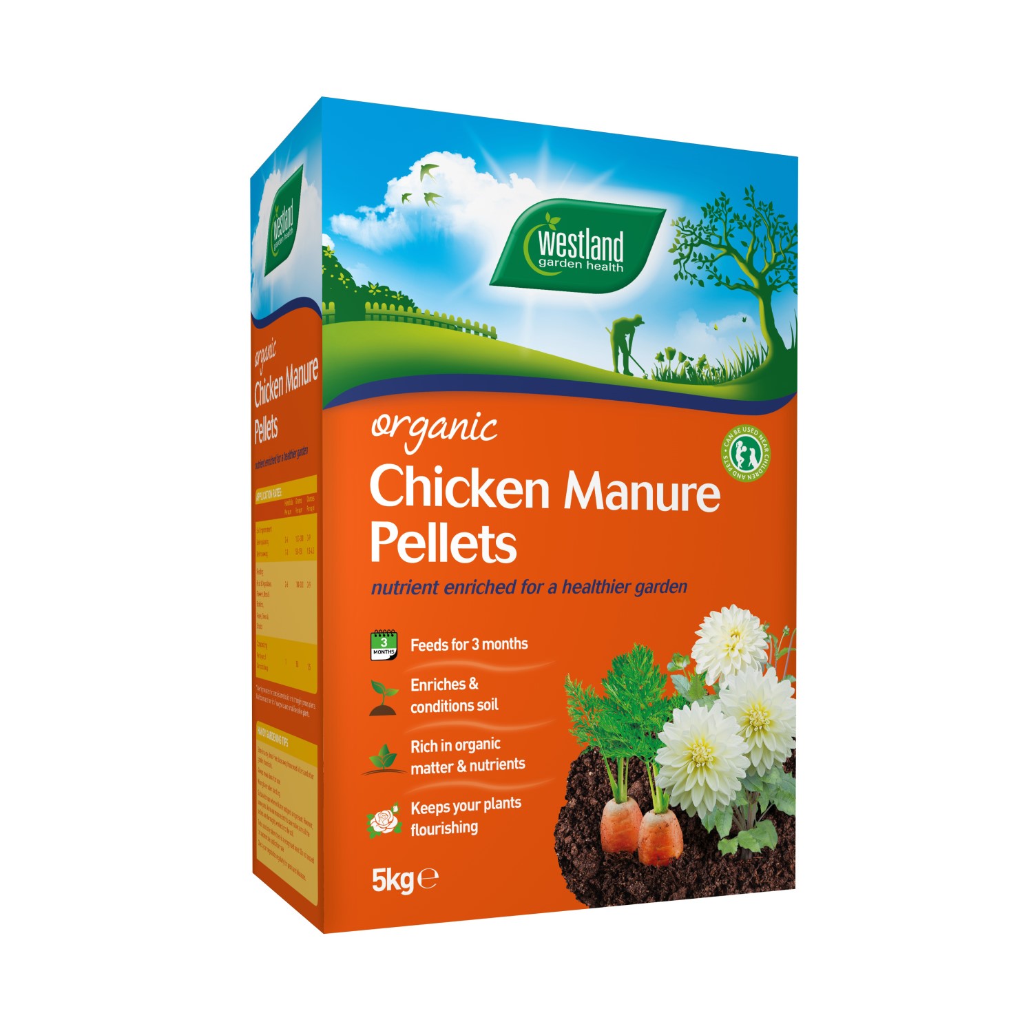 Westland Organic Chicken Manure Pellets - 5kg - Otter Garden Centres