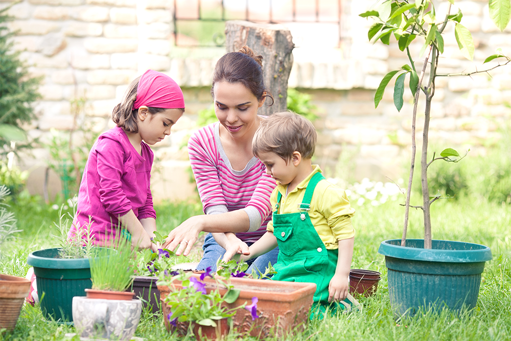 Gardening with kids