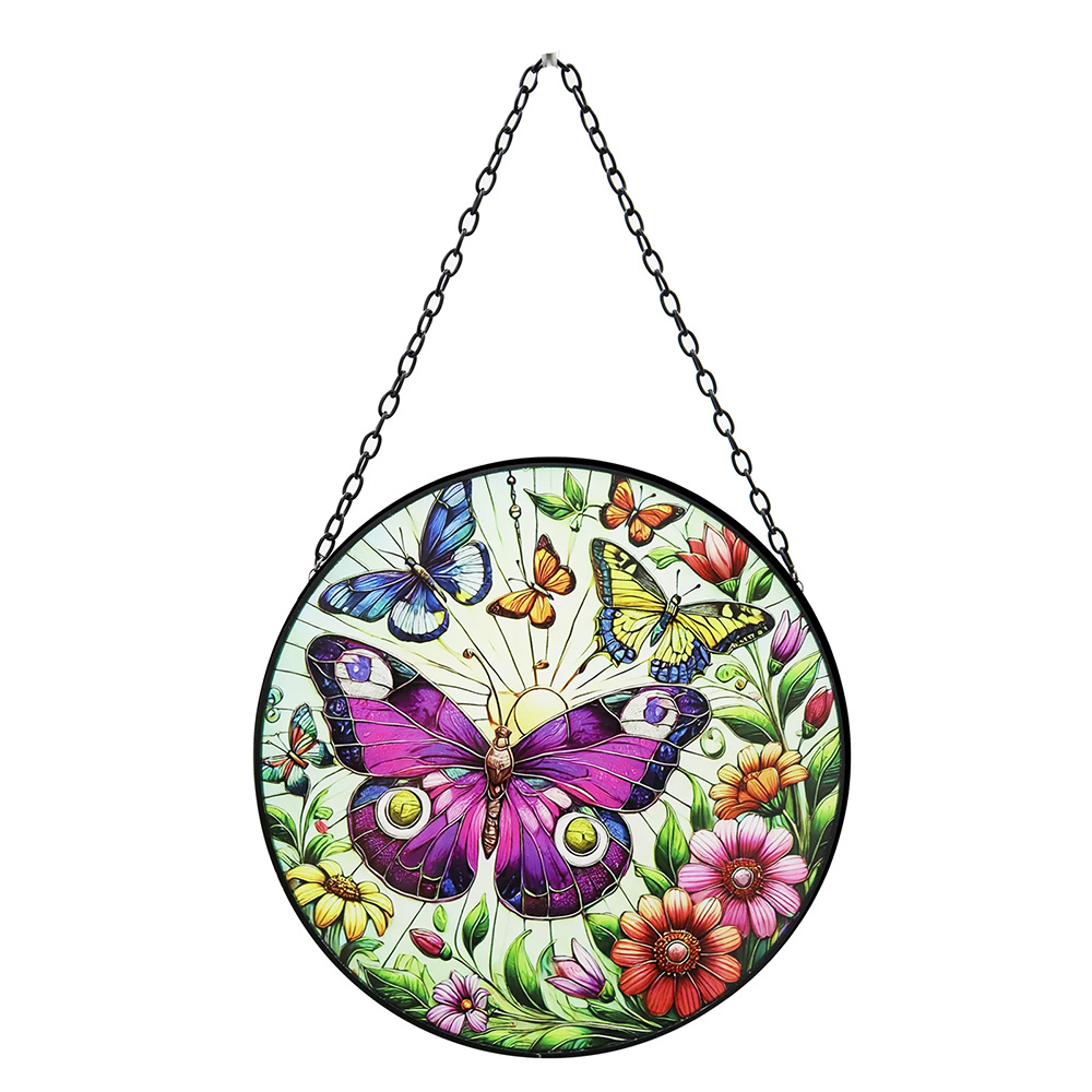 Butterfly Glass Suncatcher
