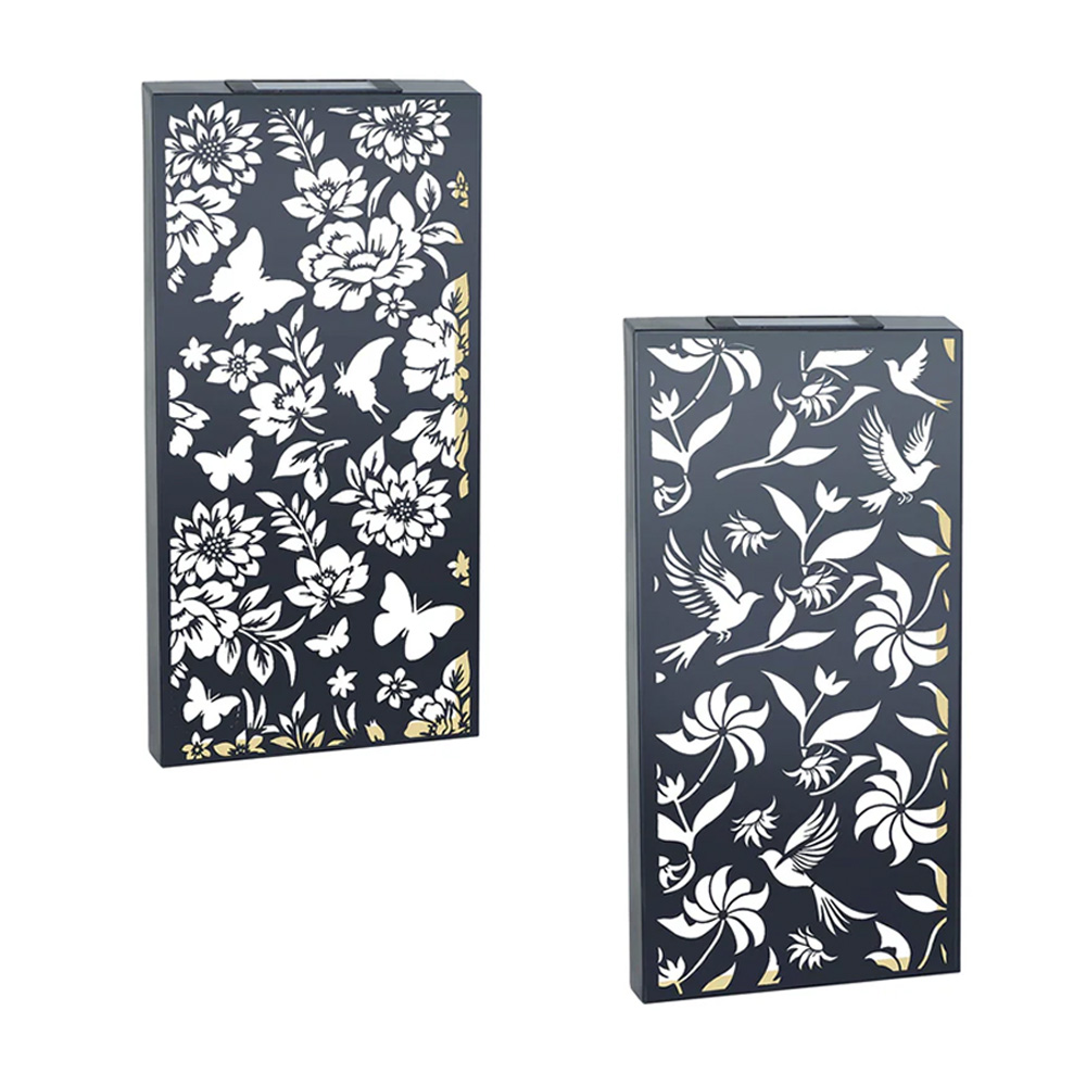 Solar Metal Wall Decor Panels